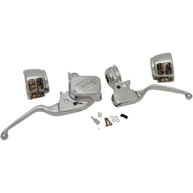 DRAG SPECIALTIES Handlebar Controls for ’15+ Softail Handlebar Control Kit with Mechanical Clutch