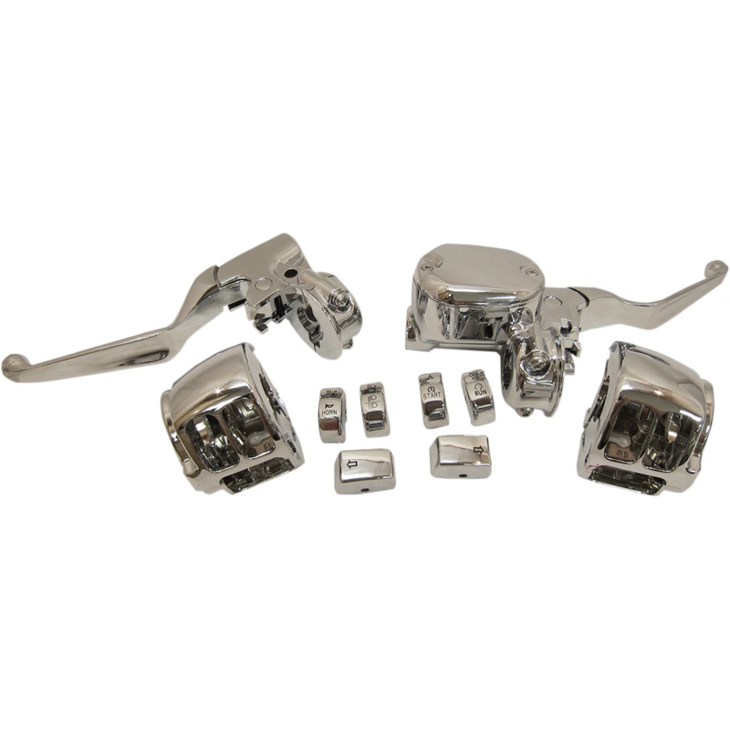 DRAG SPECIALTIES Handlebar Controls w/ Switch for ’14 – ’19 XL w/ ABS Handlebar Control Kit  Mechanical/Hydraulic