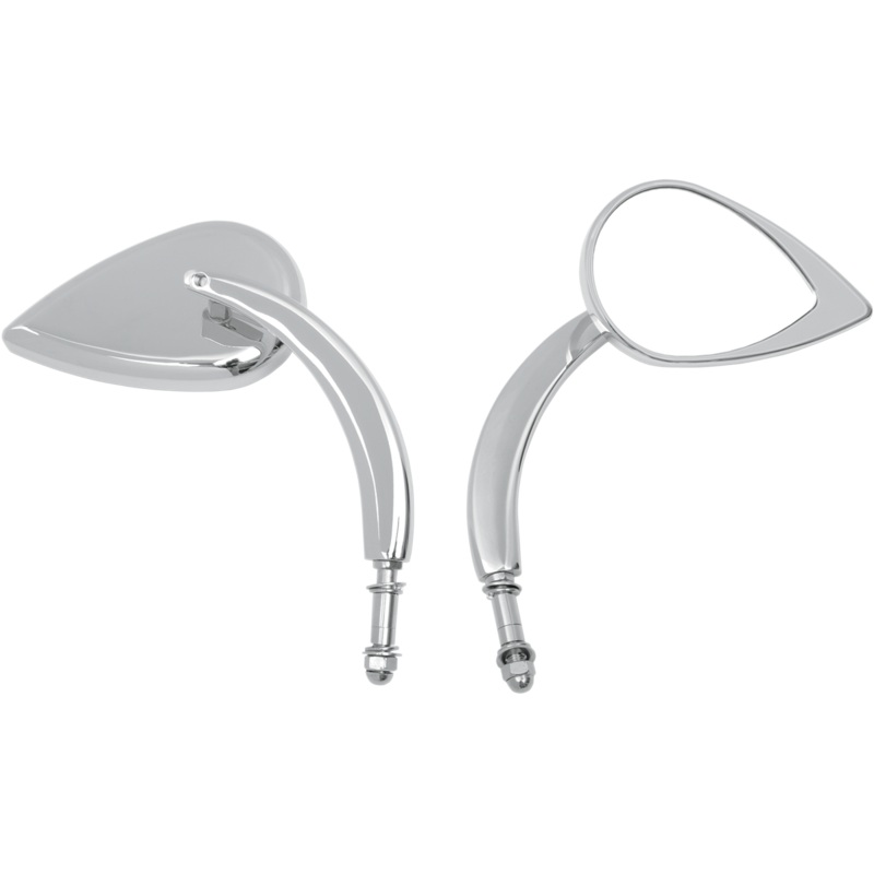 DRAG SPECIALTIES Mirror – Tear Drop – Chrome – Long Stem Tear Drop Mirror