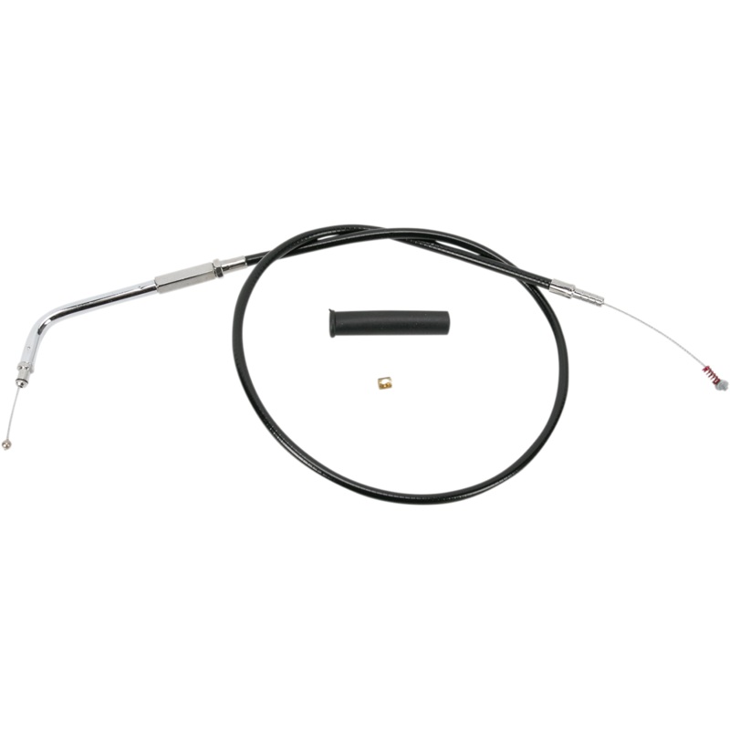 DRAG SPECIALTIES 24-1/2 Vinyl Idle Cable Black Vinyl Throttle/Idle Cable