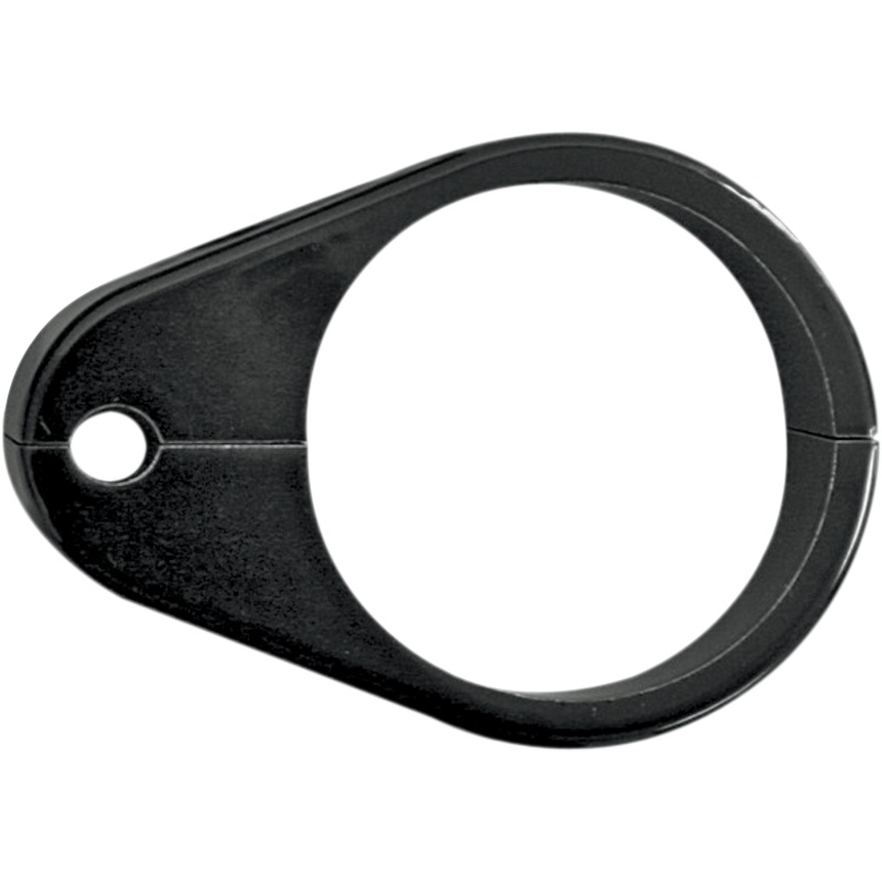 DRAG SPECIALTIES Black 1-1/2 Throttle/Idle Single Cable Clamp Cable Clamp