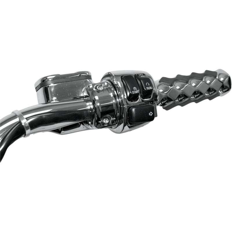 DRAG SPECIALTIES Chrome 1-1/4 Throttle/Idle Dual Cable Clamp Cable Clamp