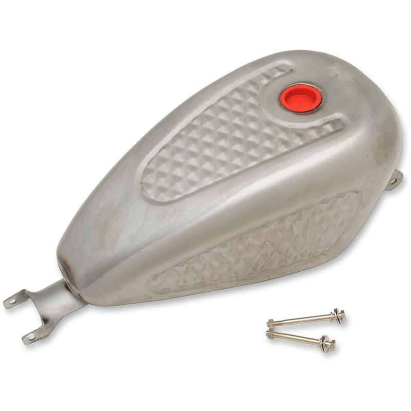 DRAG SPECIALTIES Custom Gas Tanks – Diamond Style – Fuel-Injected – 3 Gallons Gas Tank for Sportster