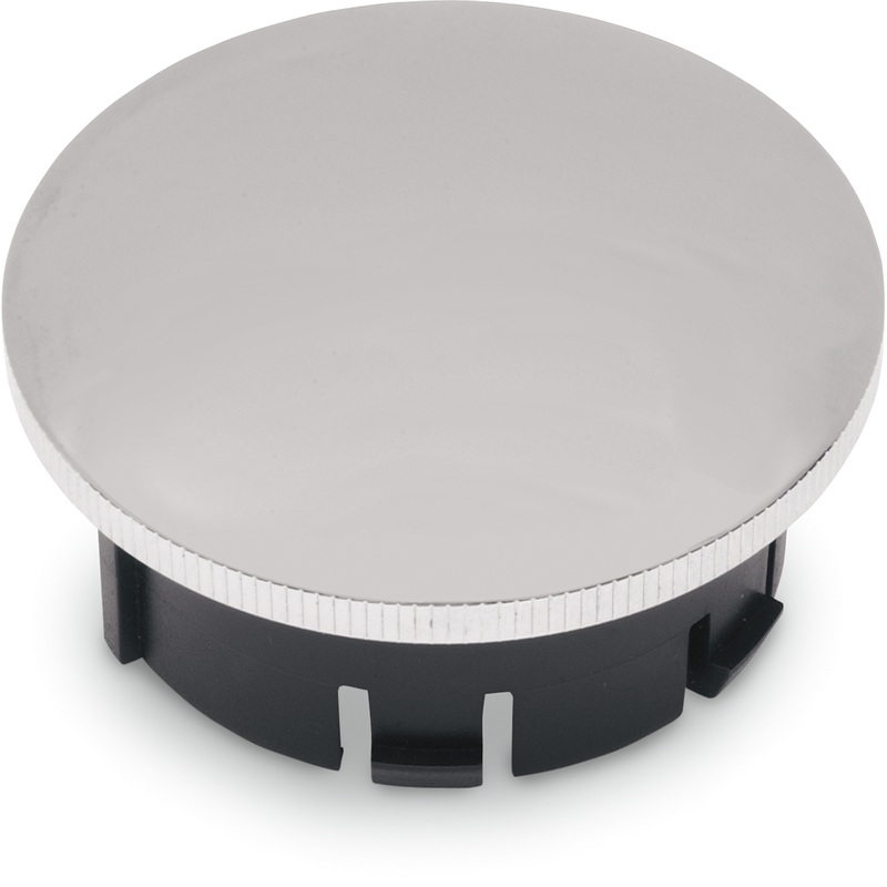 DRAG SPECIALTIES Dummy Gas Cap – Left Side Gas Cap with Paint Protectors