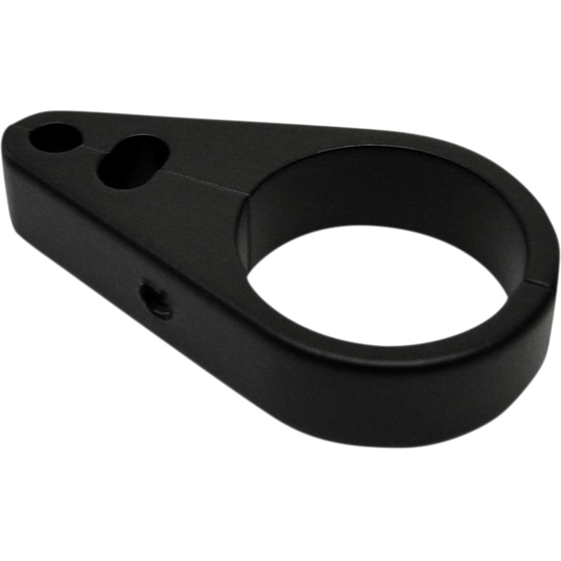 DRAG SPECIALTIES Flat Black 1-1/4 Throttle/Idle/Brake Cable Clamp Cable Clamp