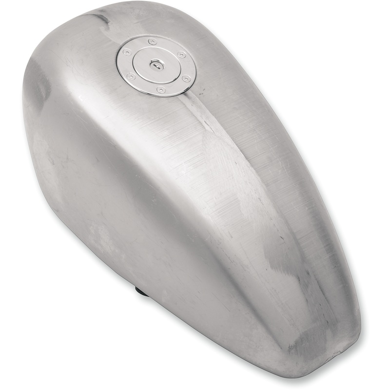 DRAG SPECIALTIES Gas Tank – Aero-Style Gas Cap – 3.3 Gallon Gas Tank for Sportster