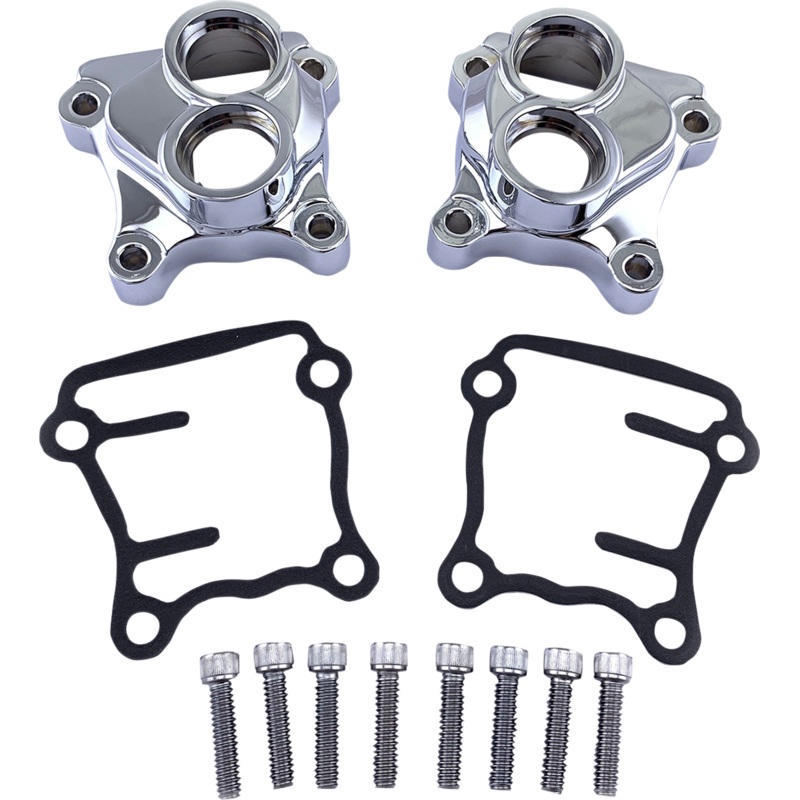 DRAG SPECIALTIES Lifter Cover – Chrome – Twin Cam Lifter Cover