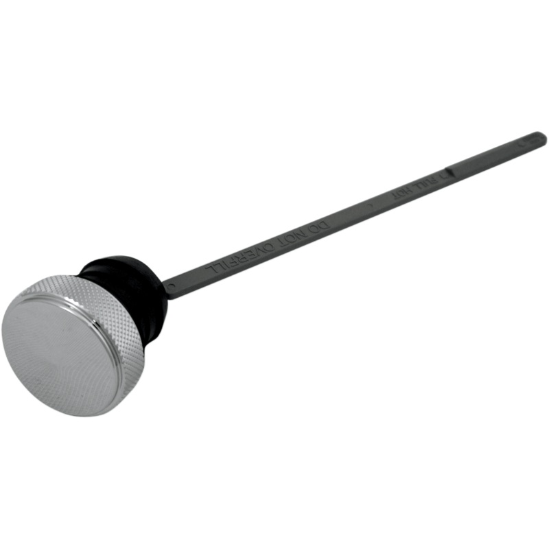 DRAG SPECIALTIES Oil Dipstick – Chrome – Peaked Design – Dyna Custom Oil Dipstick