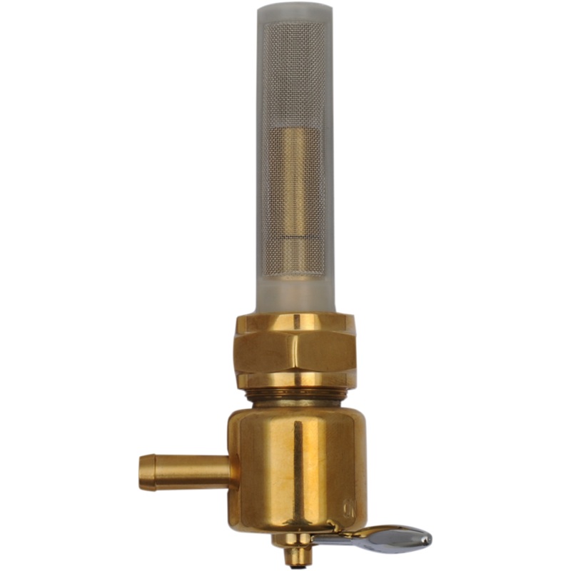 DRAG SPECIALTIES Petcock – Bronze – Round – Rear Fuel Petcock