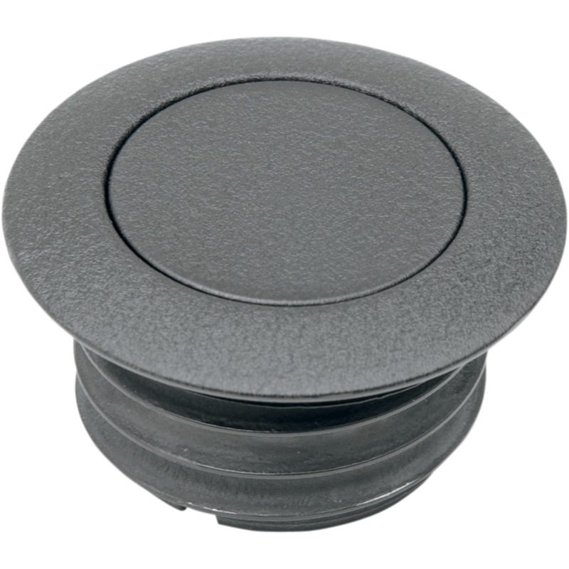 DRAG SPECIALTIES Pop-Up Gas Cap – Black Wrinkle – Vented Pop-Up Gas Cap  Vented