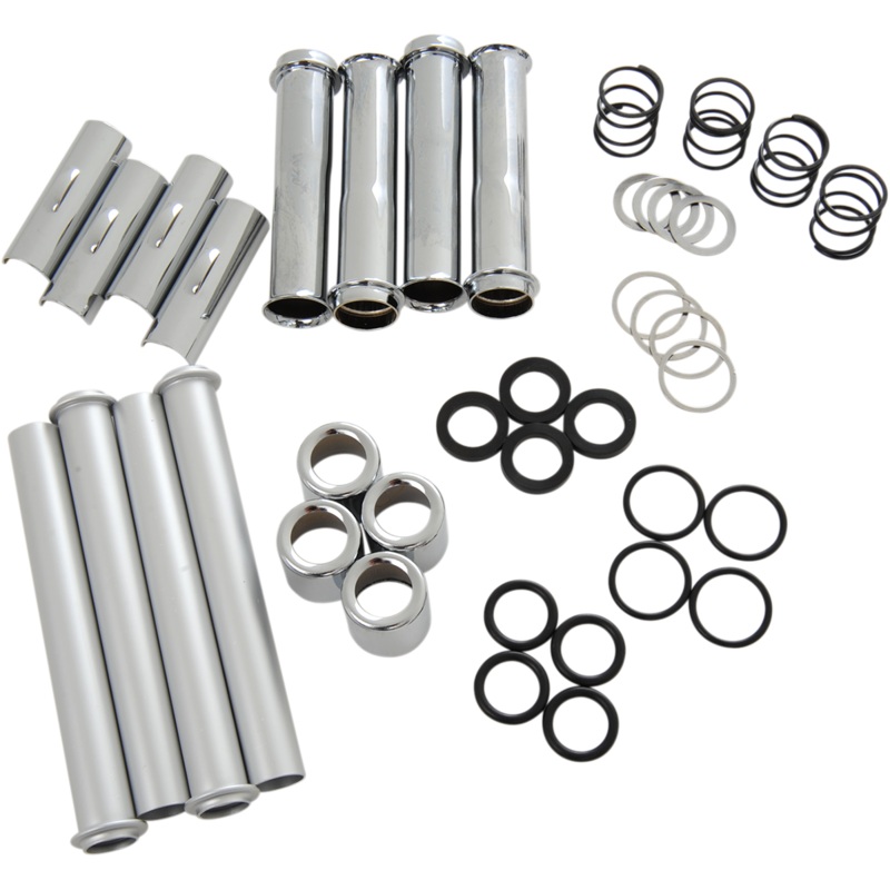 DRAG SPECIALTIES Pushrod Tube Kit – Chrome – XL Pushrod Tube Kit