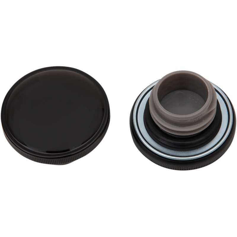 DRAG SPECIALTIES Screw-In Gas Cap – Black – Non-Vented Screw-In Gas Cap