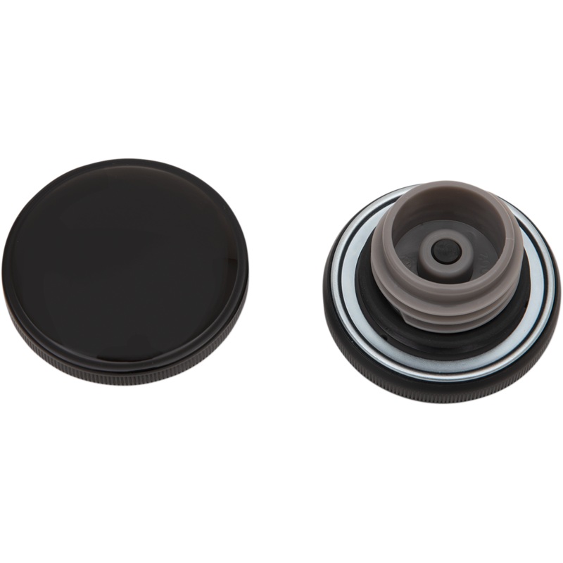 DRAG SPECIALTIES Screw-In Gas Cap – Black – Vented Screw-In Gas Cap