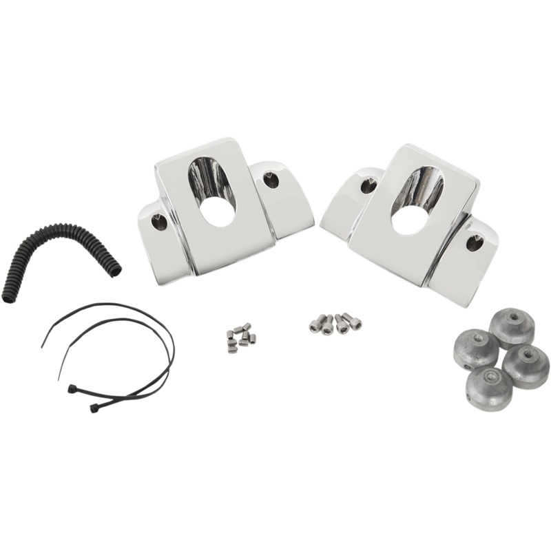 DRAG SPECIALTIES Spark Plug Cover Chrome 99-17 Twin Cam Spark Plug/Head Bolt Cover