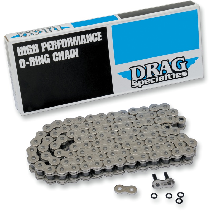 DRAG SPECIALTIES 530 Series – O-Ring Chain – Chrome – 102 Links 530 Series O-Ring Chain