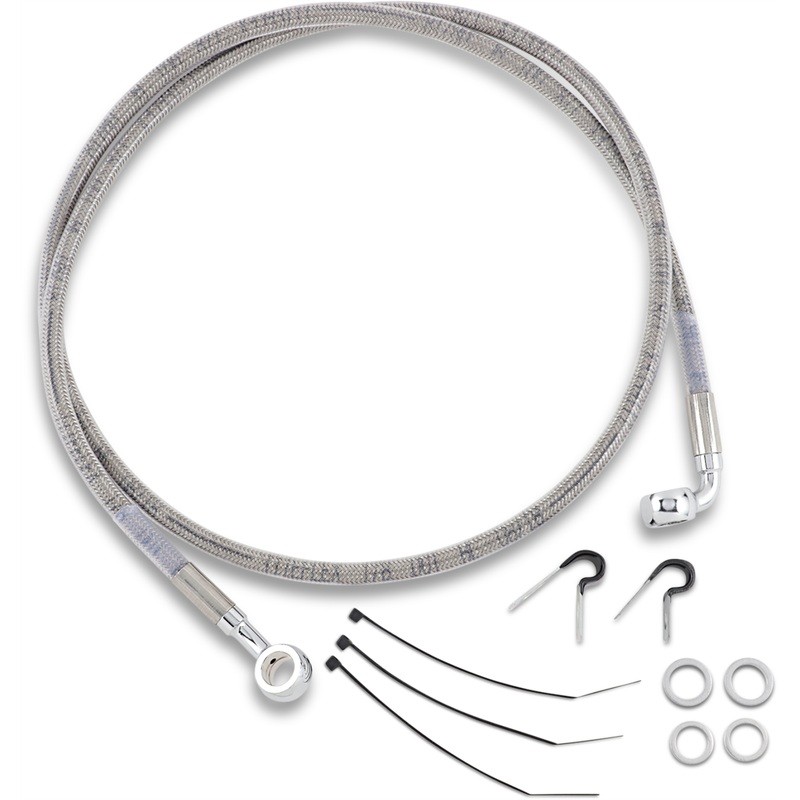 DRAG SPECIALTIES Brake Line – Front Stainless Steel Brake Line Kit