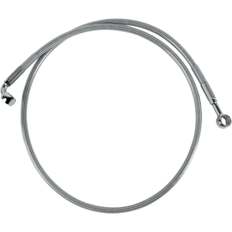 DRAG SPECIALTIES Brake Line – Front – XL Hugger ’88-’03 Stainless Steel Brake Line Kit