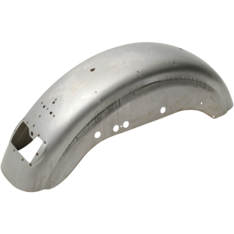 DRAG SPECIALTIES OE XL Rear Fender – Raw Steel – ’99-’03 Replacement Rear Fender