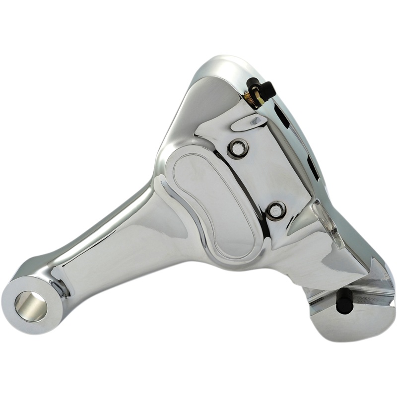 DRAG SPECIALTIES Rear Caliper – 4 Piston – 00-05 FXST Chrome 4-Piston Brake Caliper