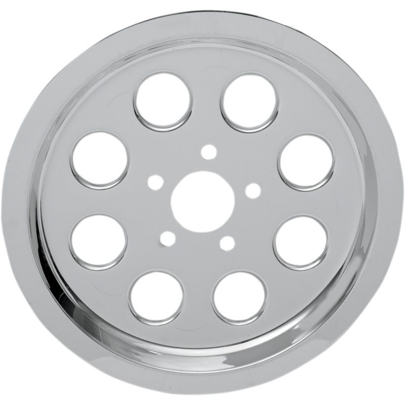 DRAG SPECIALTIES Rear Pulley Insert – 70-Tooth – BT ’84-’99 Chrome Outer Rear Pulley Insert