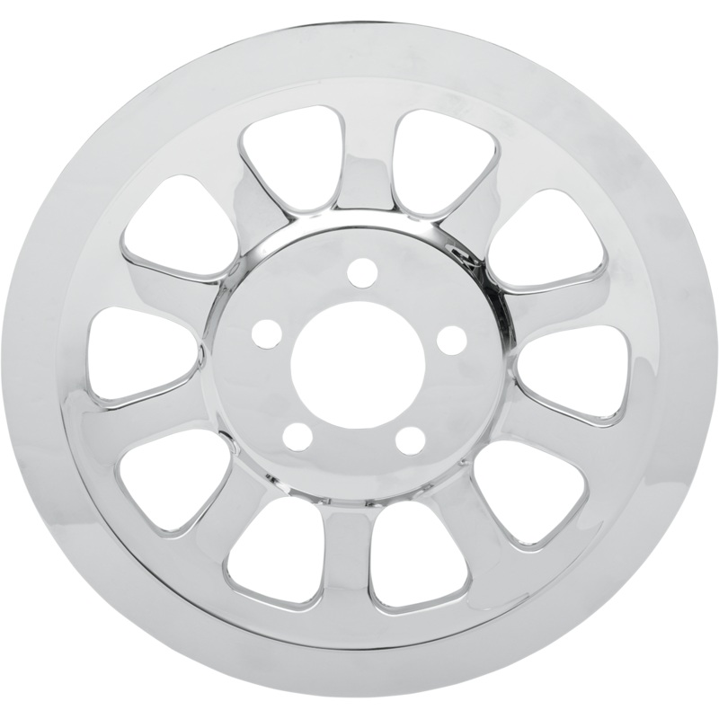 DRAG SPECIALTIES Rear Pulley Insert – FXD ’07-’17 Chrome Outer Rear Pulley Insert