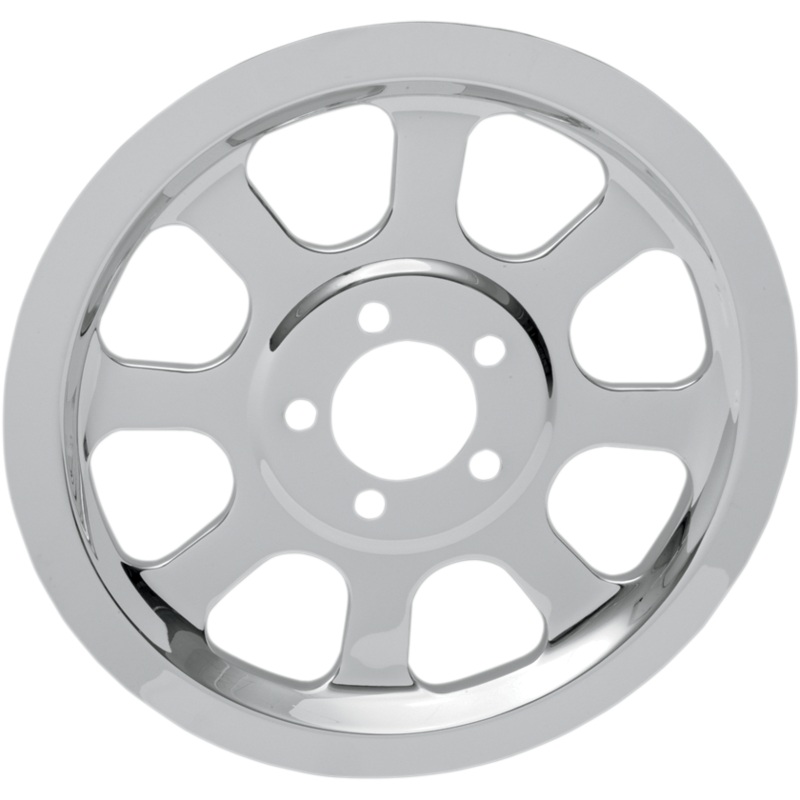 DRAG SPECIALTIES Rear Pulley Insert – ST ’00-’05 Chrome Outer Rear Pulley Insert