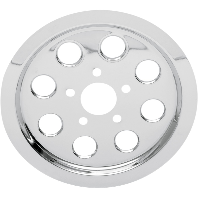 DRAG SPECIALTIES Rear Pulley Insert – XL ’91-’03 Chrome Outer Rear Pulley Insert