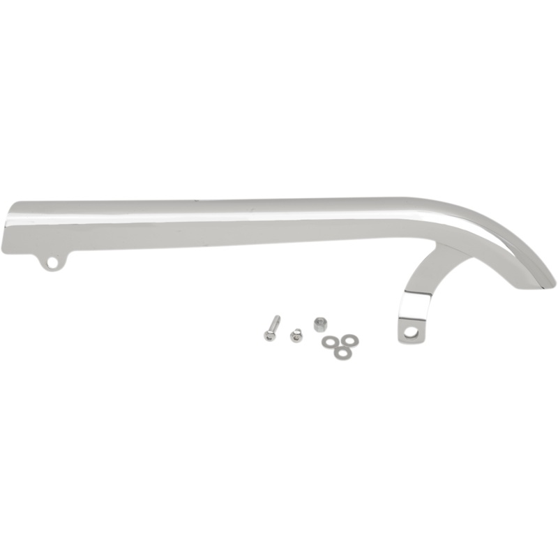 DRAG SPECIALTIES Upper Belt Guard – 07-17 FXD/FXDWG/FLD – Chrome Rear Belt Guard