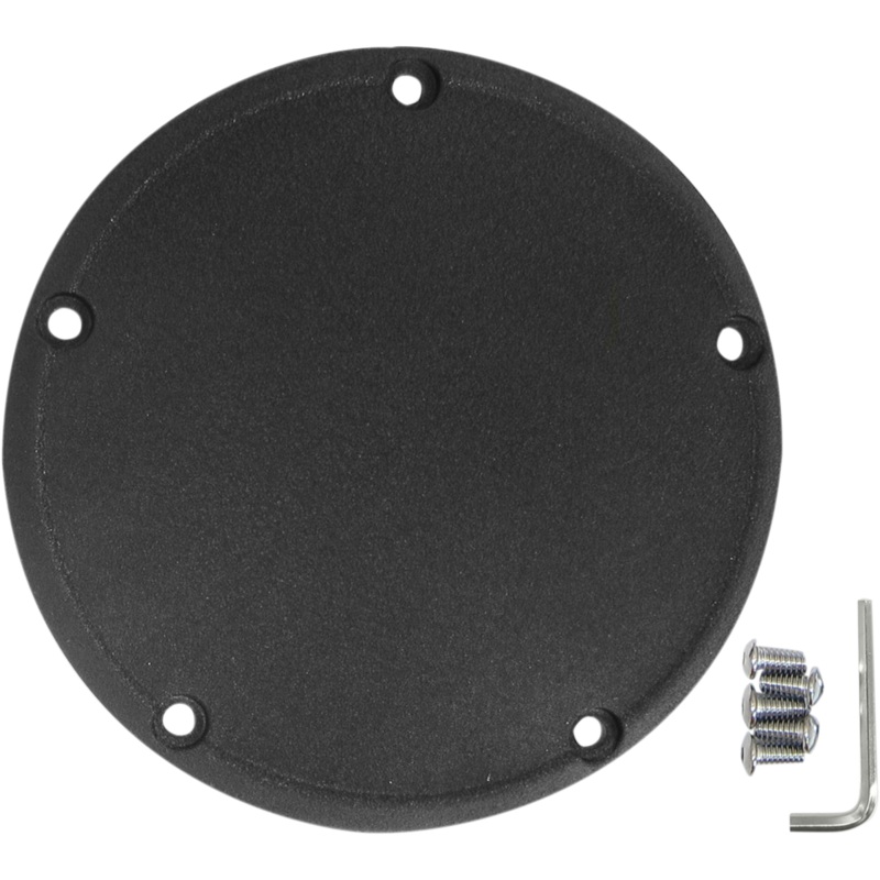 DRAG SPECIALTIES Wrinkle Black Derby Cover Derby Cover