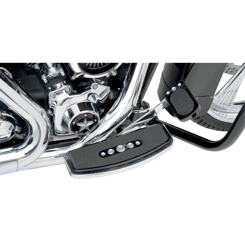 DRAG SPECIALTIES Black Brake Pedal Pad – ’83-’18 FL Brake Pedal Cover