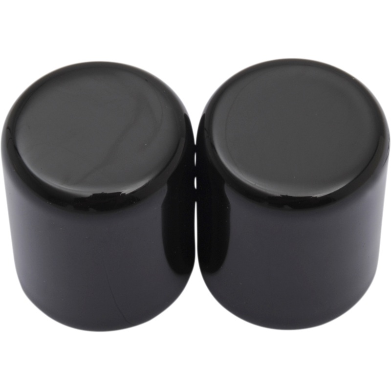 DRAG SPECIALTIES Docking Covers – Small – Black Magnetic Docking Points Covers