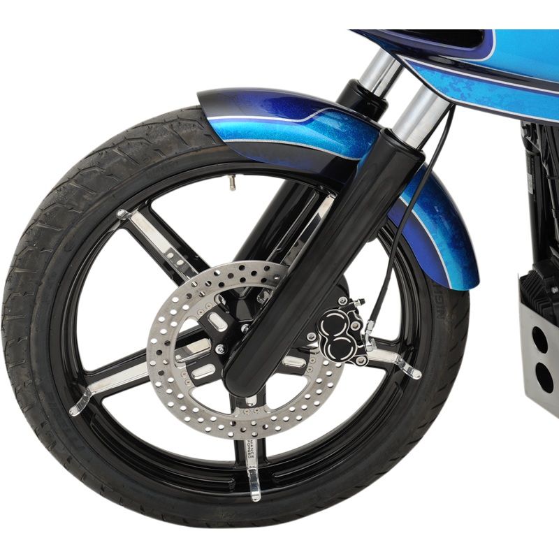 DRAG SPECIALTIES Fender-To-Fork Adapters – Black Fender-To-Fork Adapter
