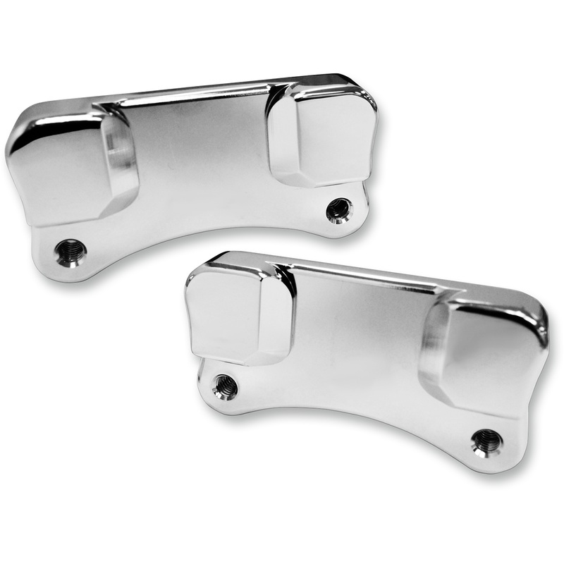 DRAG SPECIALTIES Fender-To-Fork Adapters – Chrome Fender-To-Fork Adapter