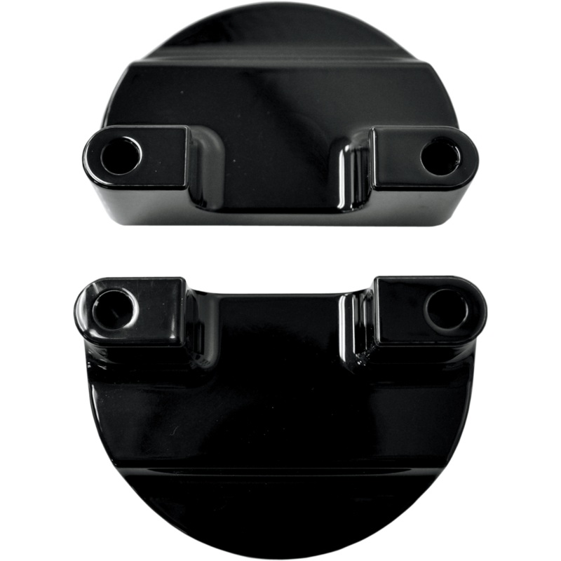 DRAG SPECIALTIES Fender-To-Fork Adapters – Gloss Black Fender to Fork Adapter for 21 Wheels