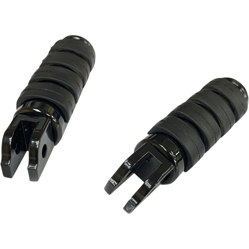 DRAG SPECIALTIES FML Soft-Ride Footpegs – Black – Softail FML Foot Pegs