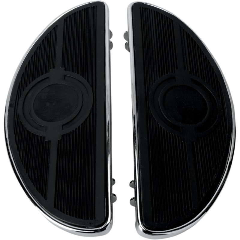 DRAG SPECIALTIES FOOT BRD MOON 80-17 RGD Vintage Half-moon Style Floorboards