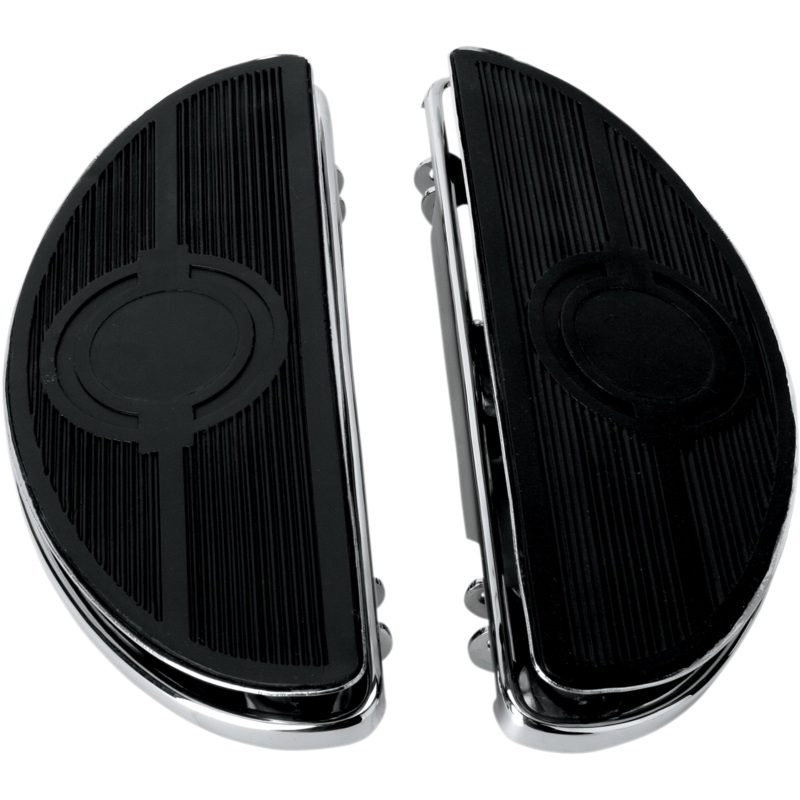 DRAG SPECIALTIES FOOT BRD MOON 80-17 SHKR Vintage Half-moon Style Floorboards