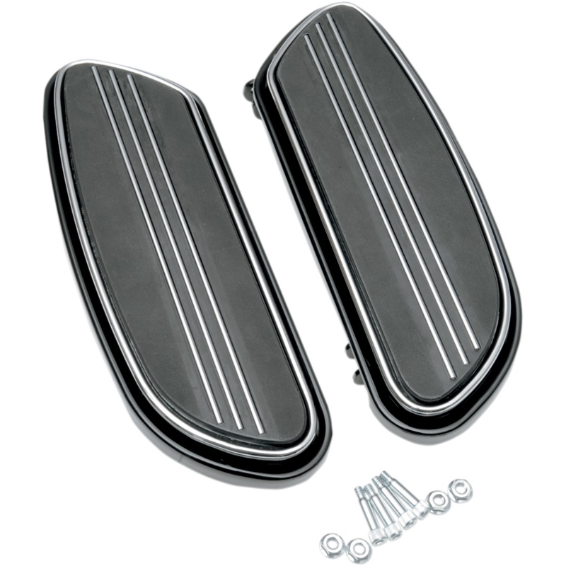 DRAG SPECIALTIES Footboard Sweeper – Black Sweeper Floorboards