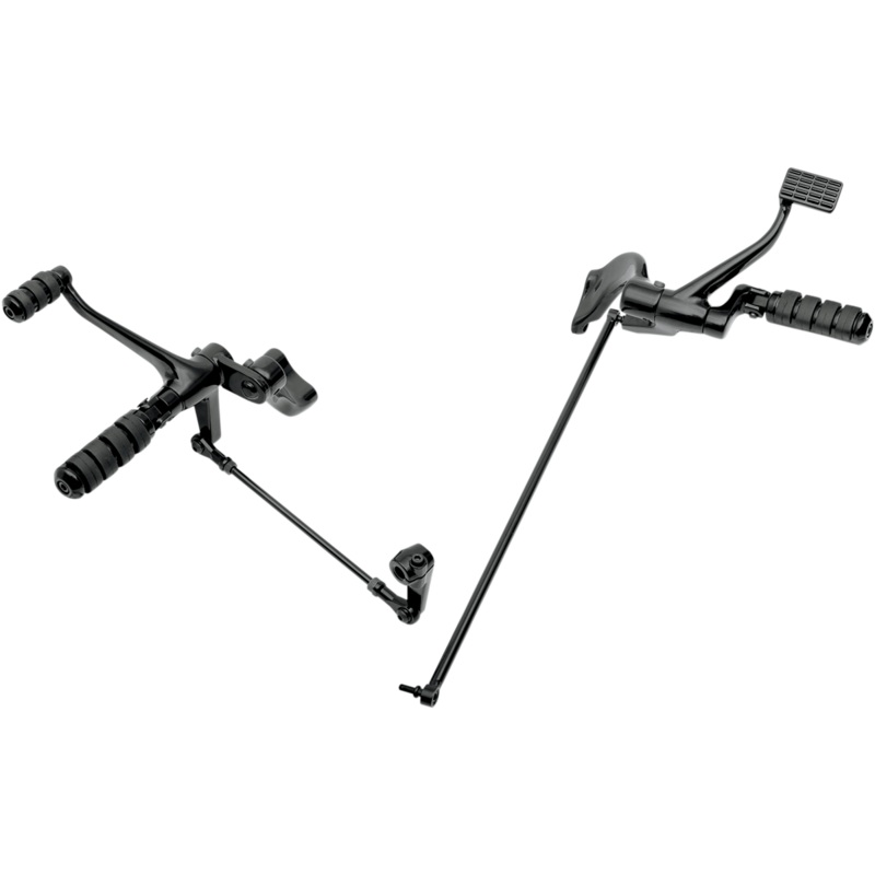 DRAG SPECIALTIES Forward Control – +2 – Black – ’04-’13 XL Forward Control Kit