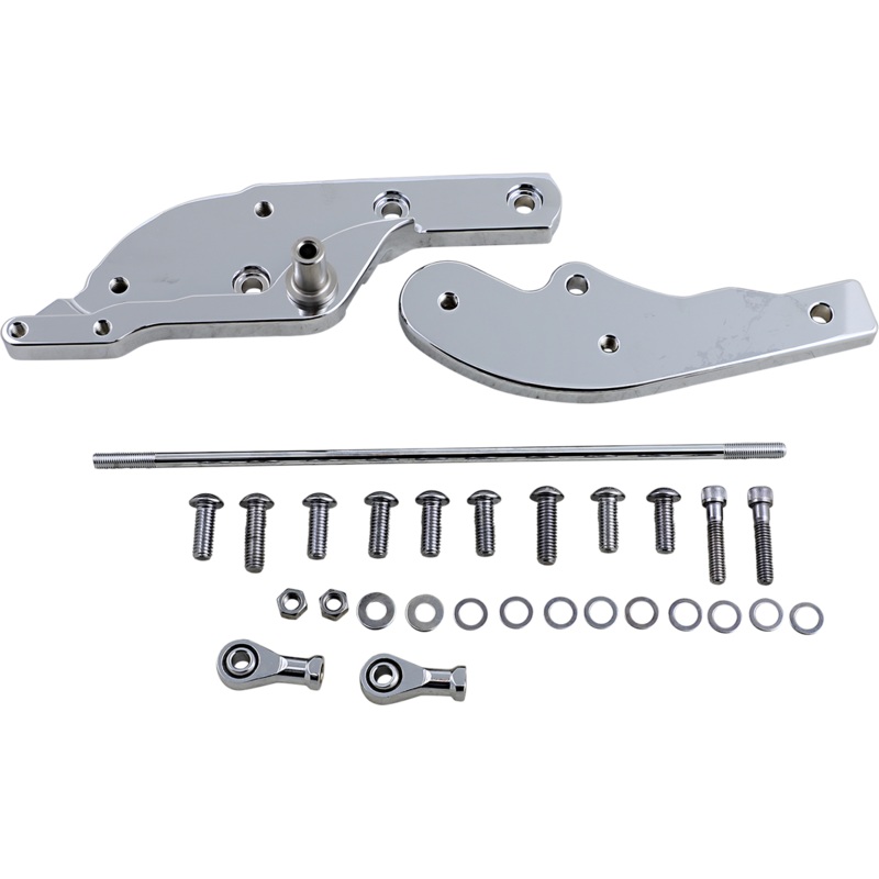 DRAG SPECIALTIES Forward Control Extensions – Chrome – Softail Forward Control Extension