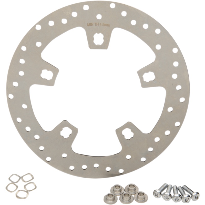 DRAG SPECIALTIES Front Rotor – 11.5 – Stainless Steel Custom 11.5 Front Brake Rotors