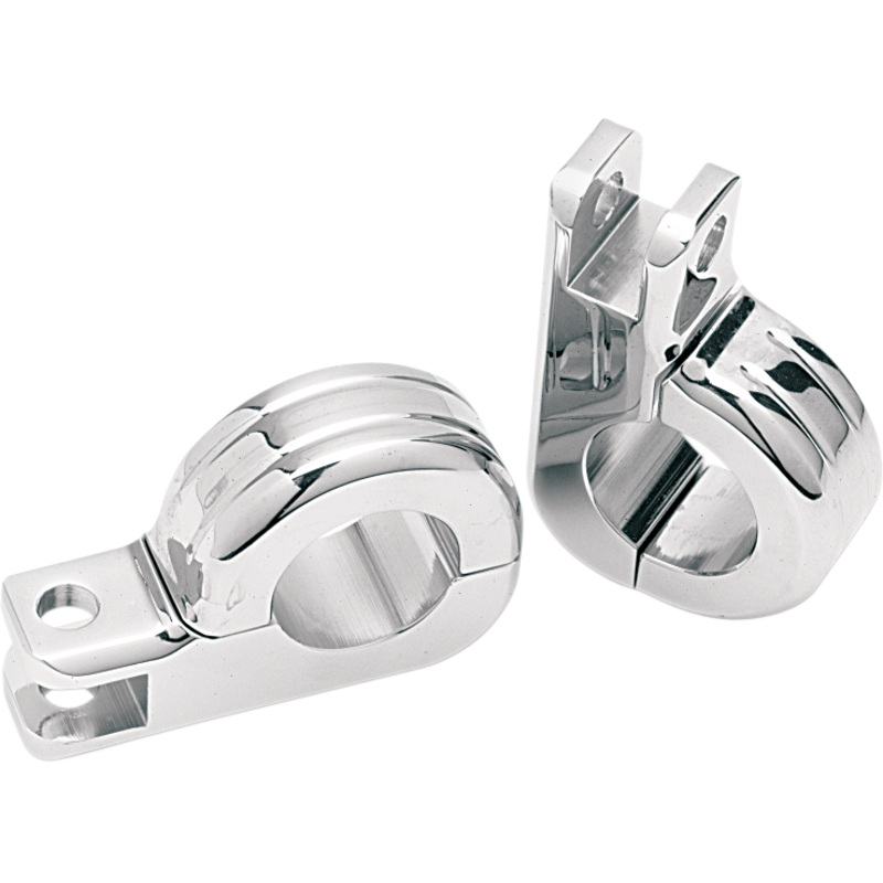 DRAG SPECIALTIES Highway Foot Clamp – 1-1/4 Two-Piece Footpeg Clamps