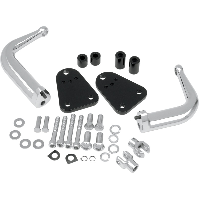 DRAG SPECIALTIES HIGHWAY PEG MNT 04-17 XL Adjustable Highway Peg Mount