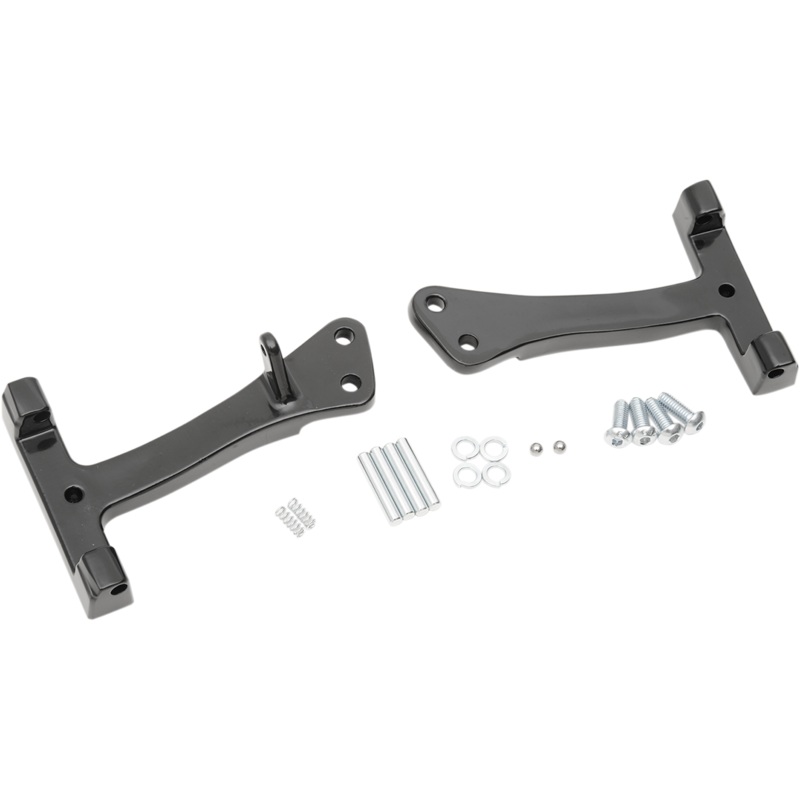 DRAG SPECIALTIES Passenger Floorboard Mount – Black – FXD Passenger Floorboard Mount Kit