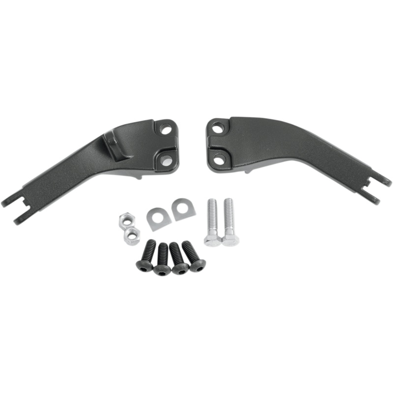 DRAG SPECIALTIES Passenger Peg Mount – Black – FXD Passenger Footpeg Mount Kits
