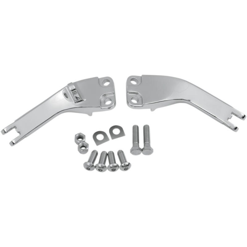 DRAG SPECIALTIES Passenger Peg Mount – Chrome – FXD Passenger Footpeg Mount Kits