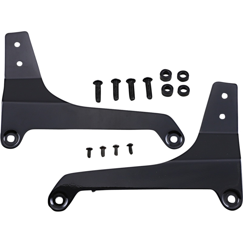 DRAG SPECIALTIES Side Plates – Black Side Plates