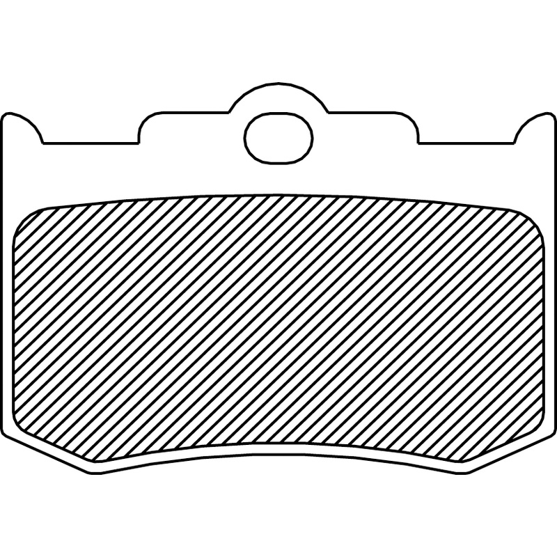 DRAG SPECIALTIES Sintered Brake Pads – FAD216/2HH Sintered Brake Pads