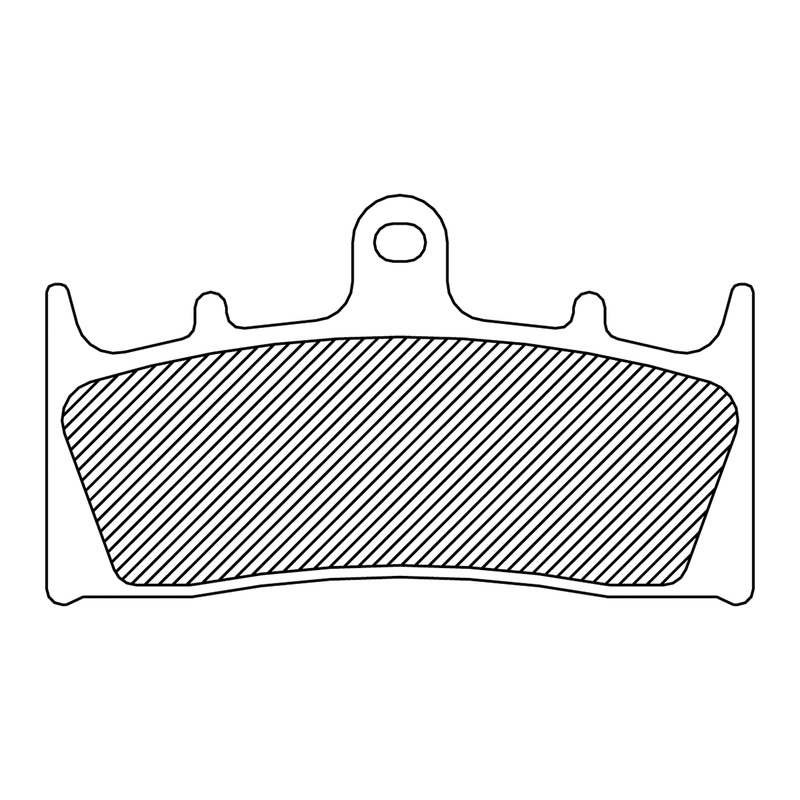 DRAG SPECIALTIES Sintered Brake Pads – FAD424HH Sintered Brake Pads