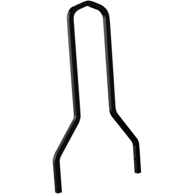 DRAG SPECIALTIES Sissy Bar – 15.5H X 11W – Black Square Sissy Bar